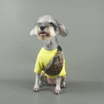 Sac Banane Monogrammé | Accessoire Chien Luxe & Vêtement Chihuahua Tendance - 2025 - Doglovedesign : Vêtement et accessoires pour chiens