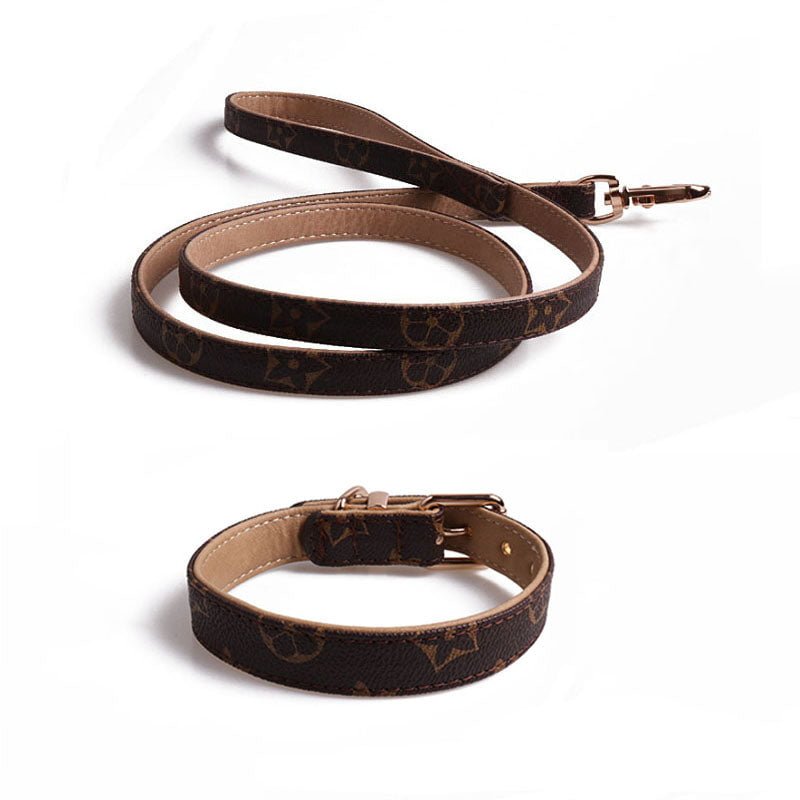 Collier et harnais pour chien Luis Vuitton | 2023
