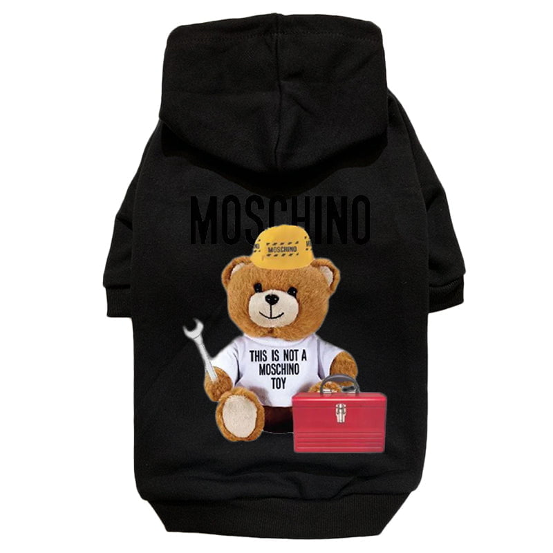 Sweat à capuche pour chien Moschino ourson | 2025