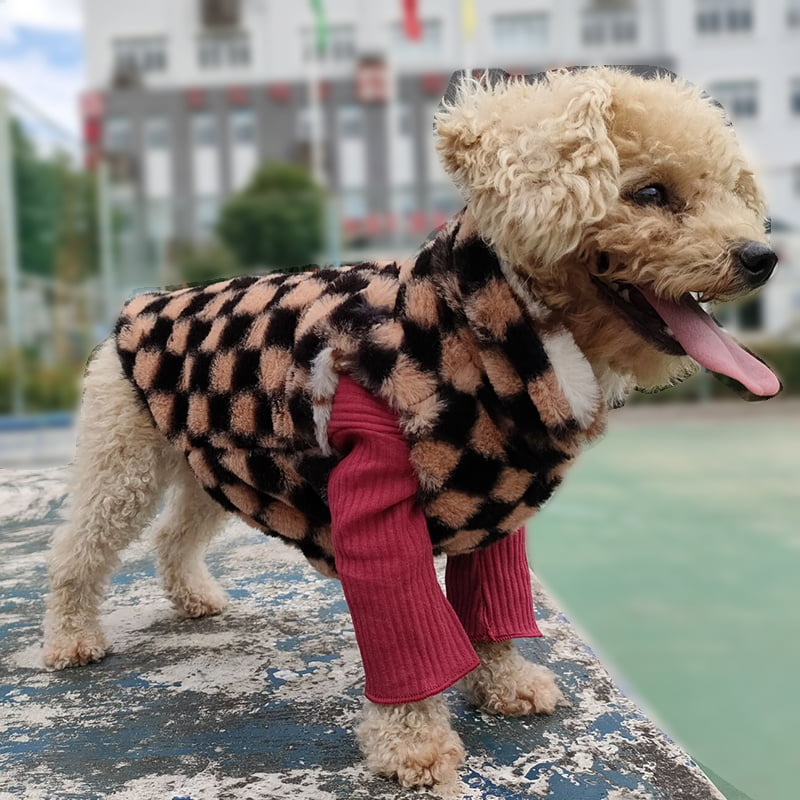 Manteau sans manches en fourrure pour chiens Louis Vuitton | 2023