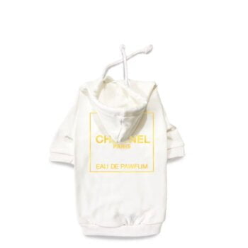 Sweat à capuche pour chien Chanel - 2025 - Vêtement et accessoires pour chiens - Doglovedesign
