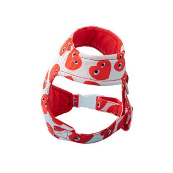 Accessoires de Luxe pour Chiens : Laisse et Harnais CDG Coeur Rouge | 2024