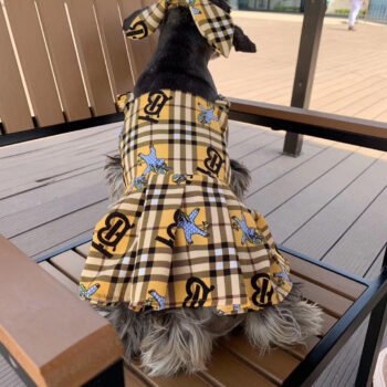 Robe Burberry Luxe pour Chiens | 2024