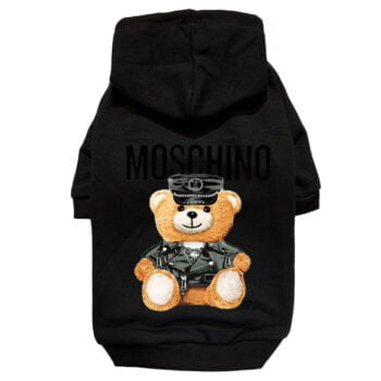 Sweat à capuche pour chien Moschino ourson | 2025