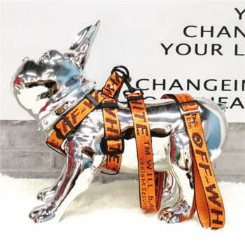 Collier et harnais pour chien Off White - 2025 - Vêtement et accessoires pour chiens - Doglovedesign