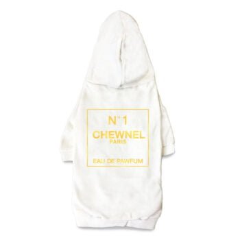 Sweat à capuche pour chien Chanel - 2025 - Vêtement et accessoires pour chiens - Doglovedesign