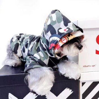 Sweat à capuche pour chien Bape | 2024