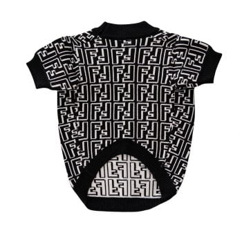 Pull Laine pour chiens Fendi noir - 2025 - Vêtement et accessoires pour chiens - Doglovedesign