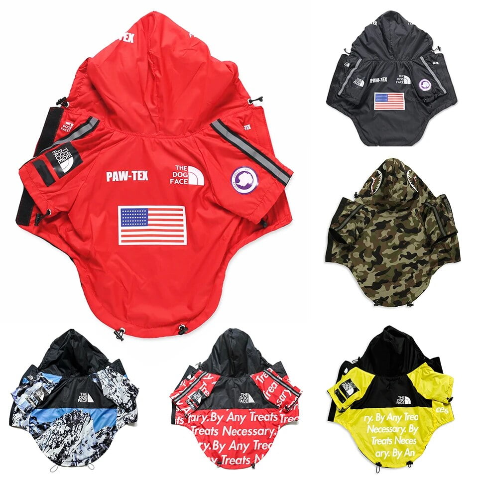 Coupe-vent The Dog Face Imperméable pour chiens Coupe-vent The Dog Face Imperméable pour chiens