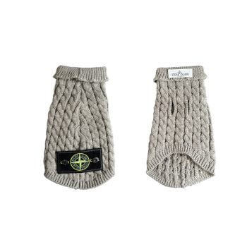 Pull en Laine Canin Stone Island - Confort et Style pour Chiens | 2025