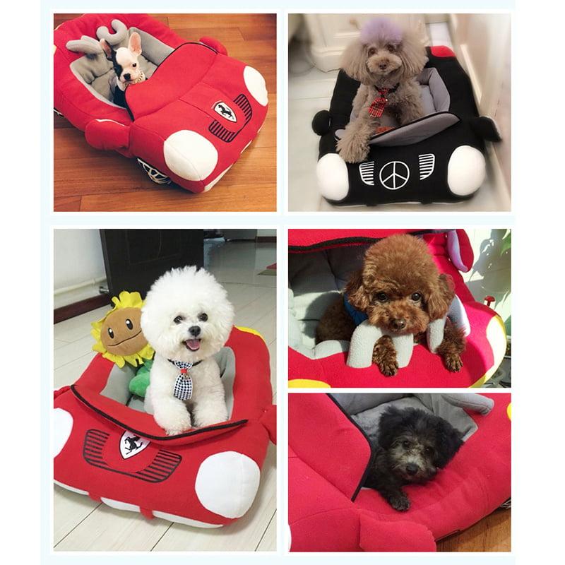 Panier voiture de luxe pour petits chiens (bouledogue, yorkshire)