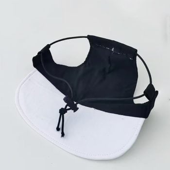 Casquette noire et blanche CHANEL pour chiens - 2025 - Vêtement et accessoires pour chiens - Doglovedesign