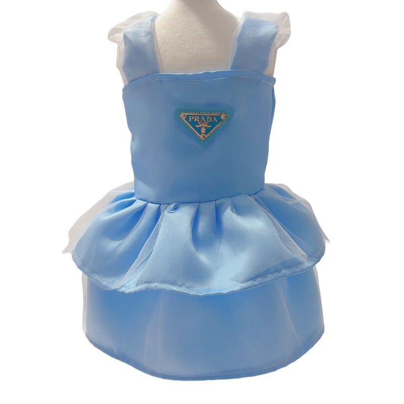 Robe noire de princesse Prada pour chien de petite taille | 2024