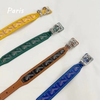 Collier et Laisse Goyard Luxe pour Petit Chien | 2024